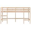 vidaXL Letto Soppalco con Scala Bambini 90x190 cm Legno Massello Pino