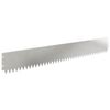 vidaXL Bordura per Prato 10 pz 103 x 15 cm Acciaio Argento