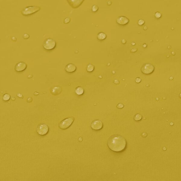 vidaXL Impermeabile Lungo Resistente all'Acqua con Cappuccio Giallo XL