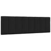 vidaXL Cuscino Testiera Hanko Nero 160 cm in Tessuto