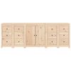 vidaXL Credenza 230x35x80 cm in Legno Massello di Pino