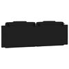 vidaXL Cuscino Testiera Viana Nero 160 cm in Similpelle