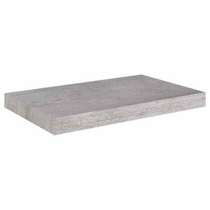 vidaXL Scaffale a Parete Grigio Cemento 50x23,5x3,8 cm in MDF