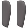 vidaXL Orecchia della Testata Grigio Sfumato PVC