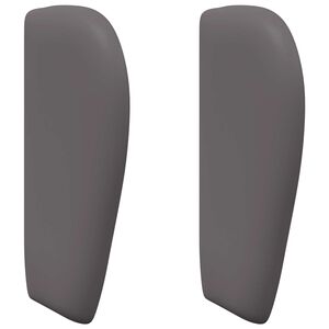 vidaXL Orecchia della Testata Grigio Sfumato PVC