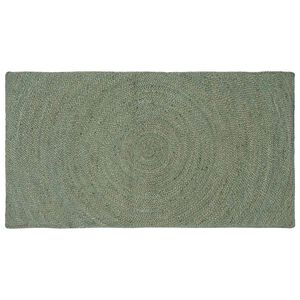 vidaXL Tappeti per area Verde Oliva 80 x 150 cm Juta