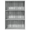 vidaXL Libreria Grigio Sonoma 80x30x114 cm in Legno Multistrato
