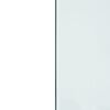 vidaXL Lastra in Vetro per Caminetto Rettangolare 120x50 cm