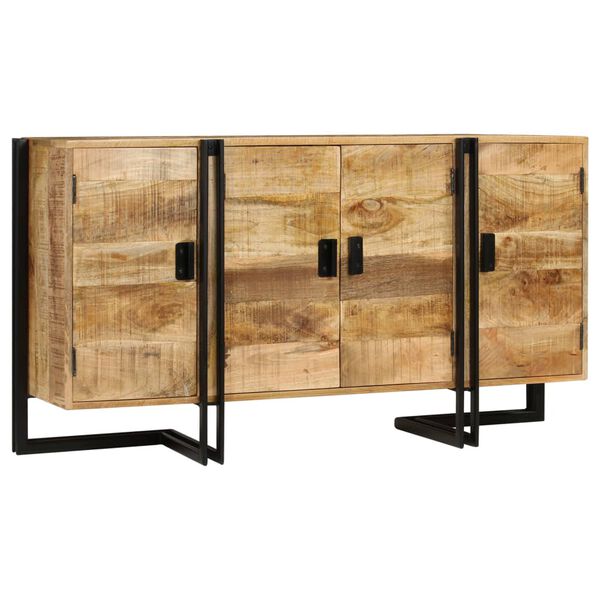 vidaXL Credenza in Legno Massello di Mango 150x40x80 cm