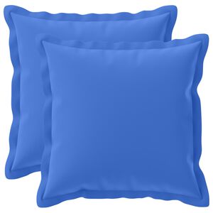 vidaXL Federa 2 pz HOUTEN Blu Reale 30 x 30 cm Poliestere