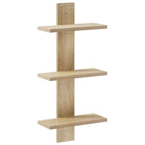 vidaXL Scaffale da parete Rovere Sonoma 30 x 13.5 x 64.5 cm