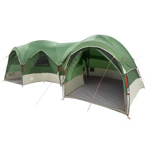 vidaXL Tenda familiare con telo da pioggia resistente all'acqua Verde