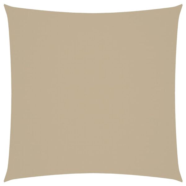 vidaXL Parasole a Vela in Tela Oxford Quadrato 4,5x4,5 m Beige