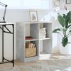 vidaXL Libreria Grigio Cemento 68,5x32x75 cm in Legno Multistrato