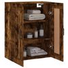 vidaXL Mobile a Parete Rovere Fumo 69,5x34x90 cm in Legno Multistrato