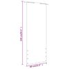 vidaXL Paravento per Balcone Marrone 80x240 cm in Tessuto Oxford