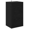 vidaXL Credenza Rovere Nero 40 x 33 x 70 cm Legno ingegnerizzato