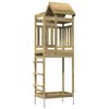 vidaXL Torre da Gioco Marrone Legno Impregnato Solido