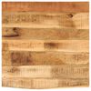 vidaXL Piano Tavolo 40x40x3,8 cm Bordi Vivi Legno di Mango Grezzo