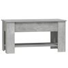 vidaXL Tavolino Salotto Grigio Cemento 101x49x52 cm Legno Multistrato
