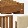 vidaXL Set divano sezionale con cuscino 7 pcs Naturale e Beige