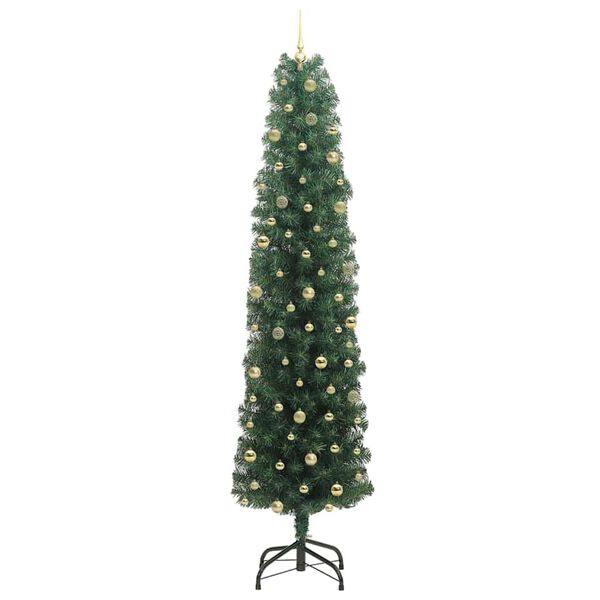 vidaXL Albero di Natale artificiale con 300 LED Verde 240 cm