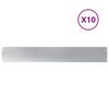vidaXL Bordure per Prato 10 pz 15x103 cm Acciaio Zincato
