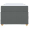 vidaXL Struttura del letto Grigio scuro 100 x 200 cm Tessuto
