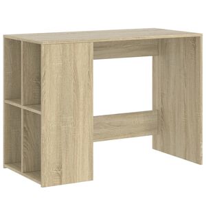 vidaXL Scrivania Rovere Sonoma 102x50x75 cm in Legno Multistrato