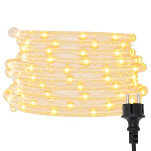 vidaXL Luce a corda con luci di corda Bianco caldo 100 m PVC
