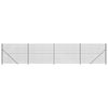 vidaXL Recinzione a Rete con Flangia Antracite 1,4x10 m