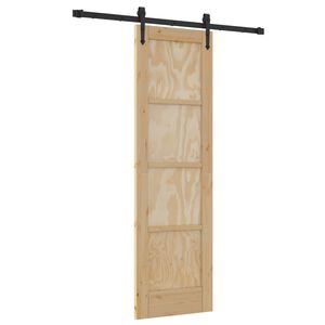 vidaXL Porta scorrevole ORKDAL Naturale 61 x 198,5 cm