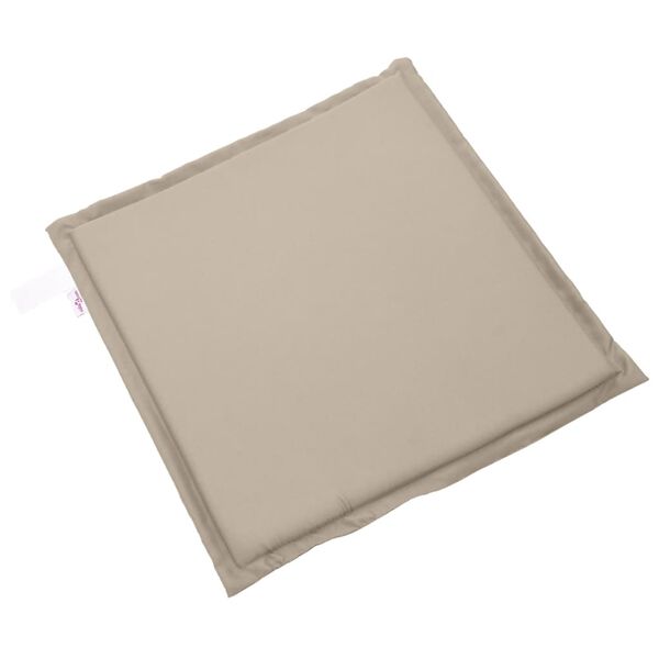 vidaXL Imbottitura per Seduta Giardino 2pz Tortora 45x45x2 cm Quadrata