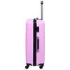 vidaXL Set Valigie Trolley a Custodia Rigida 2 pz Rosa in ABS