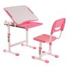 Vipack Scrivania per Bambini Comfortline 201 con Sedia Rosa e Bianca
