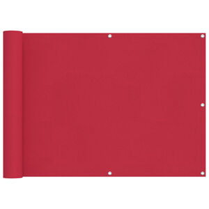 vidaXL Schermo da balcone 75 x 300 cm Tessuto Oxford Rettangolare
