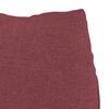 vidaXL Cuscino per Schiena Rosso Vino 60 x 20 x 50 cm Tessuto
