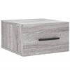 vidaXL Comodino a Muro Grigio Sonoma 35x35x20 cm