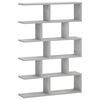 vidaXL Scaffale da parete Grigio Cemento 70 x 17 x 101 cm