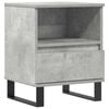 vidaXL Comodino Grigio Cemento 40x35x50 cm in Legno Multistrato