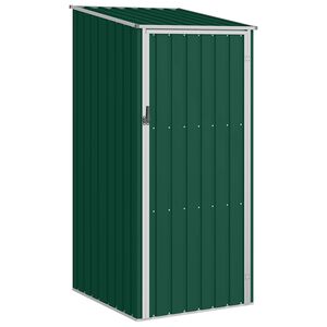 vidaXL Capanno da Giardino Verde 87x98x159 cm in Acciaio Zincato