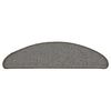 vidaXL Tappetini per scale 15 pz 65x21x4 cm Grigio Semicircolari Grandi