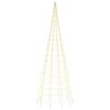 vidaXL Albero di Natale a LED 550 LED Bianco Caldo 300 cm