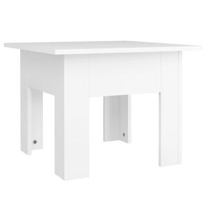 vidaXL Tavolino da Salotto Bianco 55x55x42 cm in Legno Multistrato