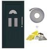 vidaXL Porta Frontale 88 x 200 cm PVC Antracite