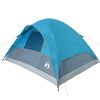 vidaXL Tenda da Campeggio a Cupola per 4 Persone Blu Impermeabile