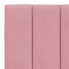 vidaXL Letto con Materasso Hanko Rosa 180x200 cm in Velluto