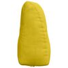 vidaXL Cuscino per Schiena Giallo 80 x 24 x 50 cm Velluto