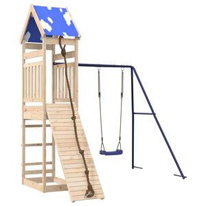 vidaXL Set da Gioco da Esterno in Legno Massello di Pino