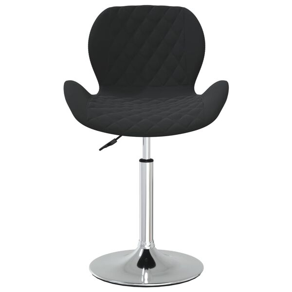 vidaXL Sedie da Pranzo Girevoli 6 pz Nere in Velluto